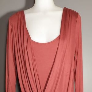 WHITE HOUSE BLACK MARKET LONG SLEEVE BLOUSE